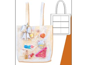 Trinket Tote Pattern by Cut/Sew
