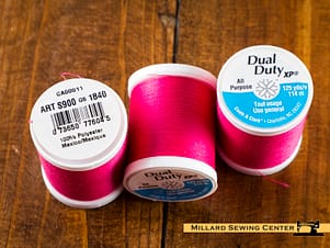 Coats & Clark Dual Duty XP 125yds (1840 Hot Pink)