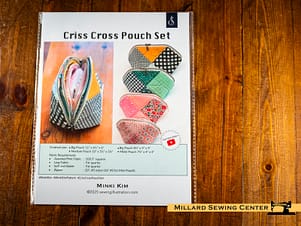 Criss Cross Pouch Set Pattern by Riley Blake