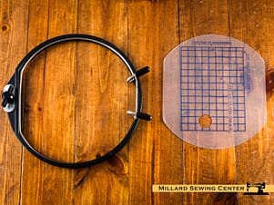 Embroidery Hoop Assembly 7.25" Round For Elna & Janome / New Home Sewing Machines