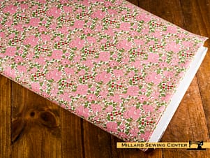 Cotton Fabric, 44" Wide in Harper Pink by Tilda