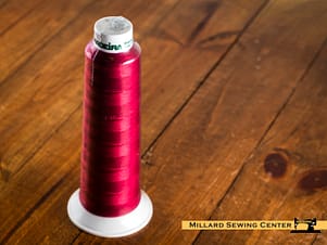 Aerolock Serger Thread 2000yd in 8811 Burgundy by Madeira