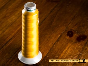 Aerolock Serger Thread 2000yd in 9360 Yellow by Madeira
