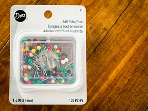 Pins, Ball Point Assorted 100 Piece Set by Dritz