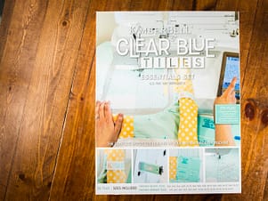 Embroidery Quilting Layout Templates & Quilting Embroidery Files, Clear Blue Tiles: Essentials Set by Kimberbell