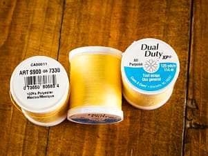 Dual Duty XP 125yds in 7330 Yellow by Coats & Clark