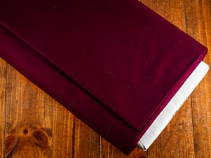 Canvas, 54" Wide Solid in Aubergine by Verhees