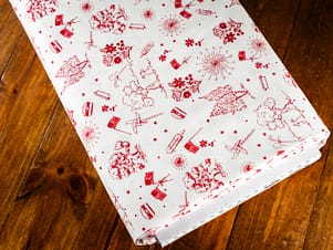 Cotton Fabric, 43"/44" Wide Firework Fields, Independence Toile a Gracey Larson Design from Riley Blake Designs