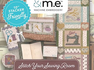 Embroidery Projects, Stitch Your Sewing Room by Riley Blake Designs