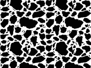 Cotton Fabric, 43"/44" Wide The Homestead in Cow Patches Black by Riley Blake Designs