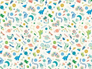 Cotton Fabric, 43"/44" Wide Brave Your Way in Wild and Free Cloud by Riley Blake Designs