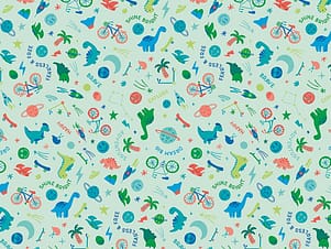 Cotton Fabric, 43"/44" Wide Brave Your Way in Wild and Free Mint by Riley Blake Designs