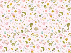 Cotton Fabric, 43"/44" Wide Brave Your Way in Wild and Free Petal by Riley Blake Designs