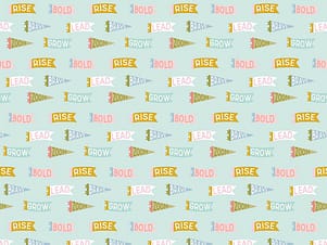 Cotton Fabric, 43"/44" Wide Brave Your Way in Brave Banners Songbird by Riley Blake Designs