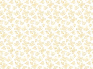 Cotton Fabric, 43"/44" Wide Little Posies in Butterflies White by Riley Blake Designs