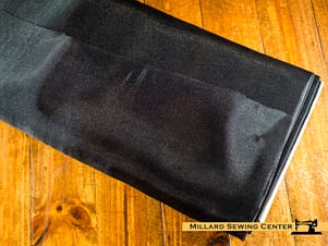 Polyester Fabric, 60″ Wide Poly Organza in Black by EESCO