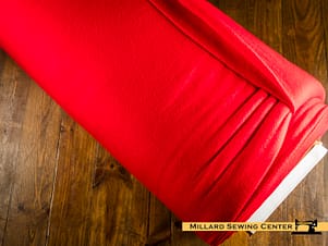 Polyester Fabric, 60″ Wide Anti Pill Fleece Solids in Regal Red by EESCO