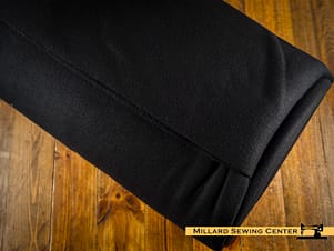 Polyester Fabric, 60″ Wide Anti Pill Fleece Solids in Black by EESCO