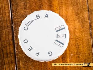 Dial, Pattern Selector for Janome MyStyle 100 Sewing Machine