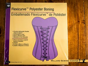 12 mm Flexicurve Polyester Boning, Available in White and Black by Dritz