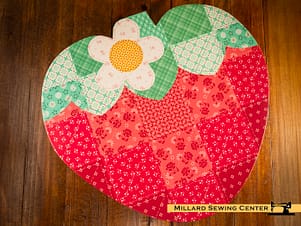 Quilt Kit, Strawberry Crush Sew Along Kit by Lori Holt for Riley Blake Designs