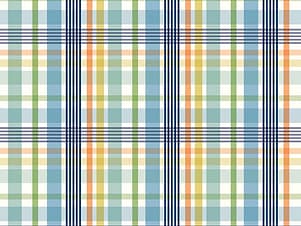 Cotton Fabric, 43"/44" Wide Flannel Love You to the Moon in Plaid Blue by Riley Blake Designs