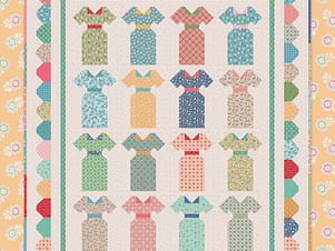 Millie's Dresses Quilt Pattern by Lori Holt for It's Sew Emma