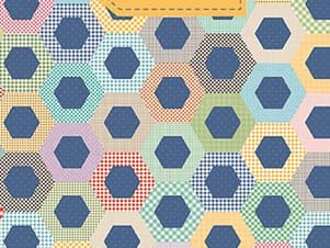 The Honeycomb Quilt Pattern by Lori Holt for Riley Blake Designs