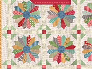 Christmas Pie Quilt Pattern by Lori Holt for Riley Blake Designs