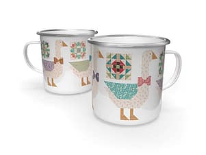 Mug, Gentler Times Enamel by Lori Holt for Riley Blake Designs