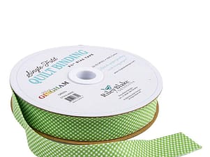 Bias Tape: Gingham 2 1/2" Single Fold Available in Multiple Colors by Riley Blake