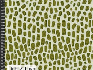 Viscose Fabric, 55" Light & Lush in Geometric Green by Northcott Fabrics