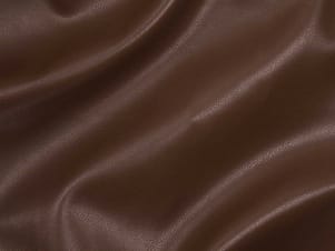 Faux Leather Fabric, 55" in Coffee by Telio
