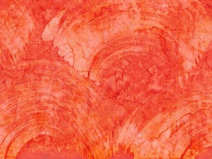Cotton Fabric, 44" Paint Box in Wave Wild Orange by Banyan Batiks