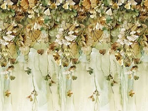 Cotton Fabric, 44" Ginkgo in Ginkgo Ombre Beige Multi by Northcott Fabrics
