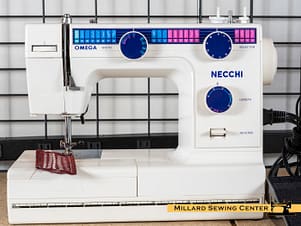 Necchi 6022 Omega Mechanical Sewing Machine w/ Manual -- Pre Owned