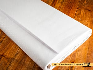 Cotton Fabric, 44″/45″ Wide Kimberbell Basics in White on White HoneyComb by Maywood Studio
