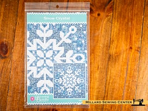 The Snow Crystal Quilt Pattern by Blooming Boldly for Riley Blake Designs