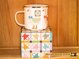 Mug, Gentler Times Enamel by Lori Holt for Riley Blake Designs