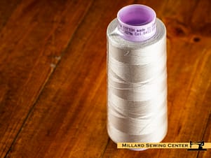 Silk Finish 50wt Mercerized Cotton Sewing Thread in 0412 Fieldstone by Mettler