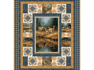 Quilt Pattern, Naturescapes in Hidden Allure by Northcott Fabrics