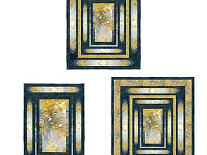 Quilt Pattern, Evening Song Stonehenge in Evening Glow by Northcott Fabrics