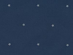 Cotton Fabric, 44" Ripple & Thread in Stars Blue by FIGO
