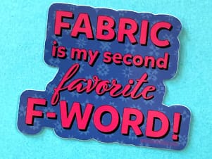 Favorite F Word Sticker By Sassafras Lane Designs