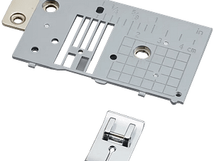 Straight Stitch Foot & Needle Plate Set for Brother Sewing Machines