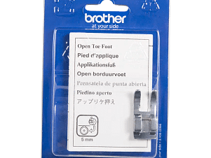 Open Toe Foot, 5mm for Brother Sewing Machines