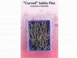 Curved Safety Pins by Hemline