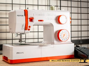 FYe375 Mechanical Sewing Machine with Electronic Features by Feiyue