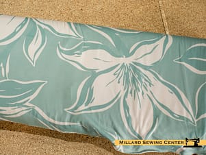 Apparel Fabric, 58/60" Double Brushed Poly Prints in Green Floral by Riley Blake Designs