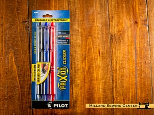 Marking Pen Set, Frixion Erasable Gel Pen 3ct Set in Black, Blue, & Red by Pilot